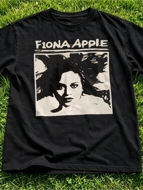 Y2K style dark Fiona Apple graphic black unisex T-shirt